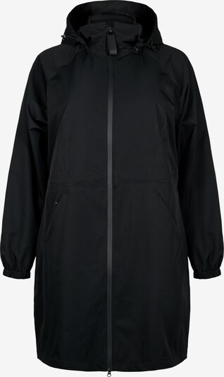 Zizzi Between-seasons coat 'MADVENTURE' in Black, Item view