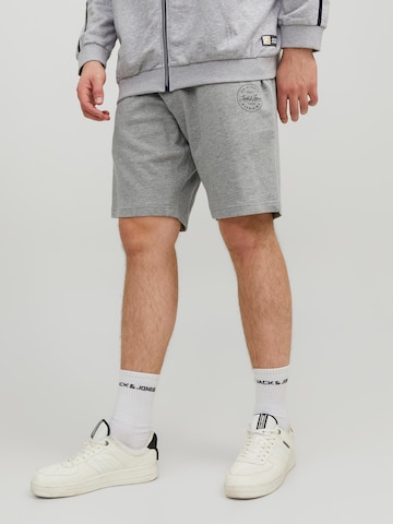 Jack & Jones Plus regular Παντελόνι 'Shark' σε γκρι: μπροστά