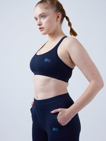 SPORTKIND Skinny Leggings '3/4-Leggings' in Blauw