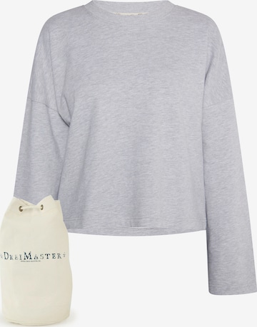 DreiMaster Vintage Set: Sweatshirt und Tasche in Grau: predná strana