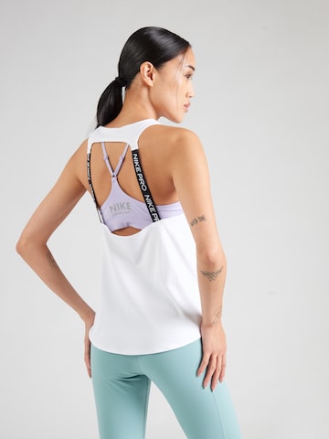 NIKE Спортивный топ в Белый