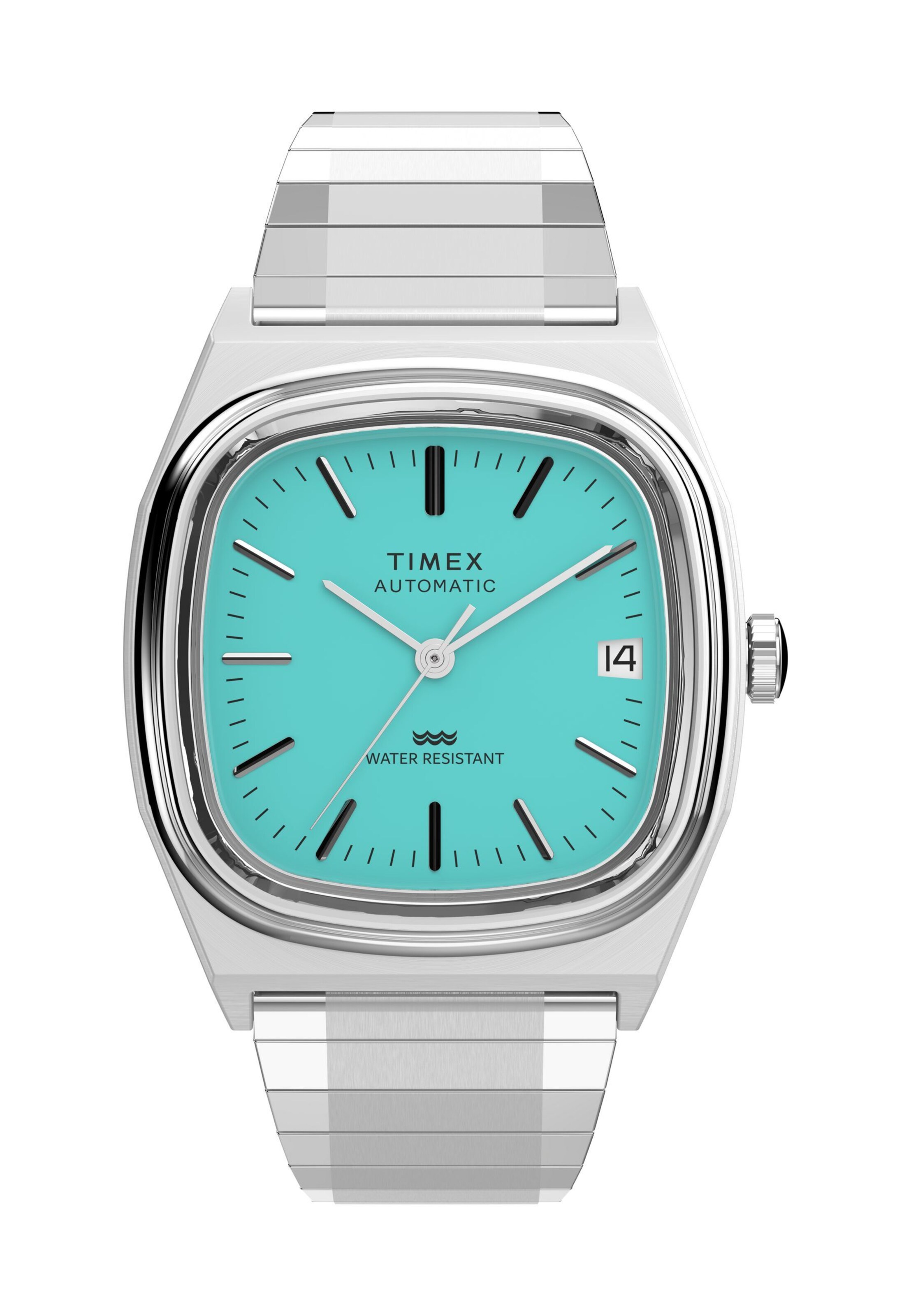 TIMEX Uhr 'Automatic 1983 E Line Reissue' in Blau: Vorderseite
