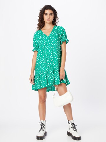 Monki - Vestido camisero en verde