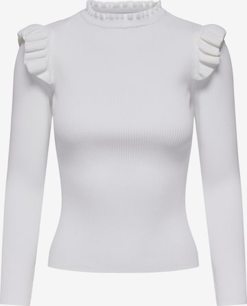 Pullover 'Sia Sally' di ONLY in bianco: frontale