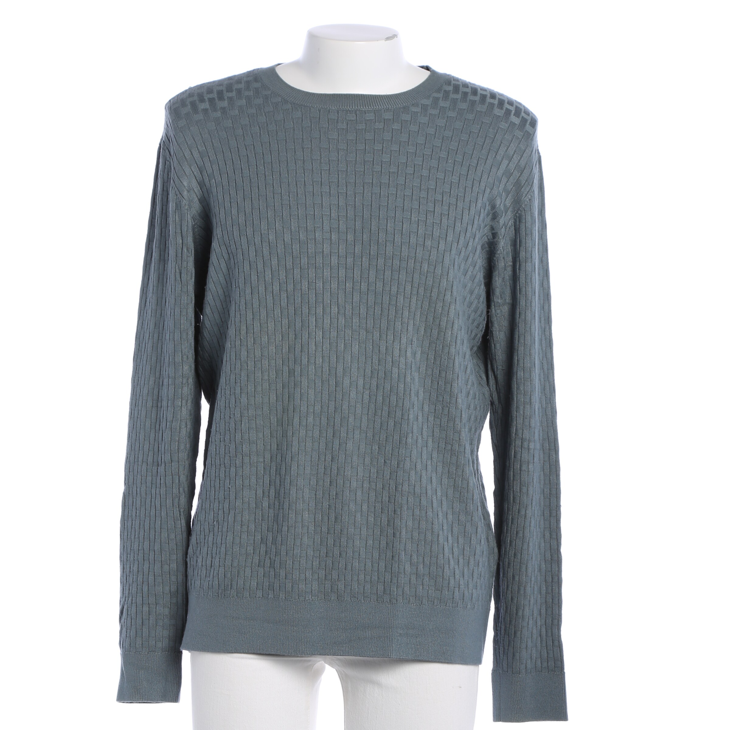 Emporio Armani Pullover / Strickjacke L in Blau: Vorderseite