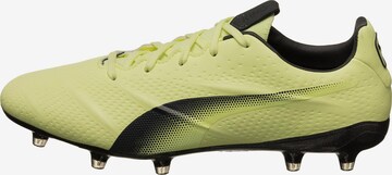 Chaussure de foot 'King Platinum' PUMA en jaune