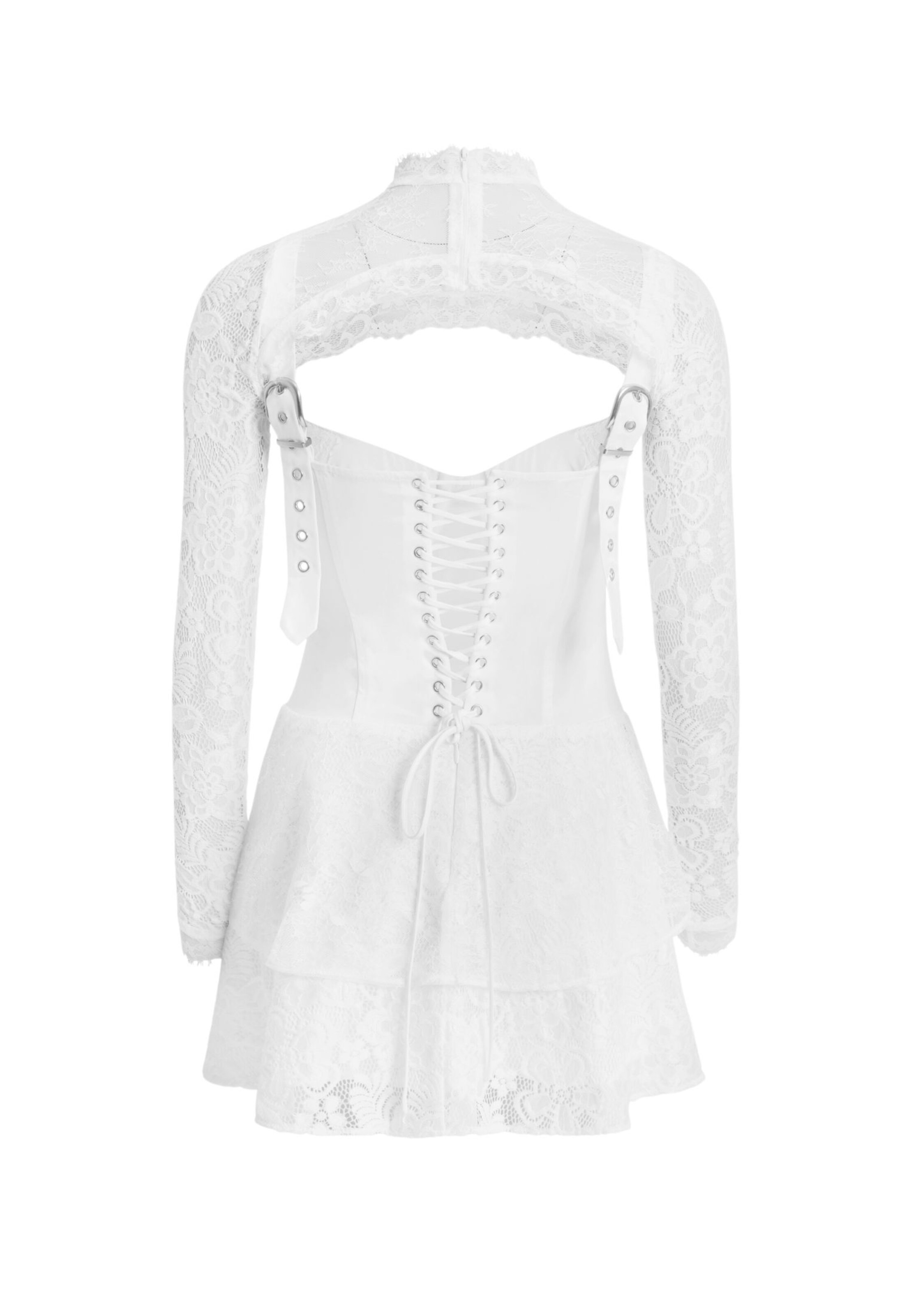 OW Collection Cocktail dress 'NORI' in White