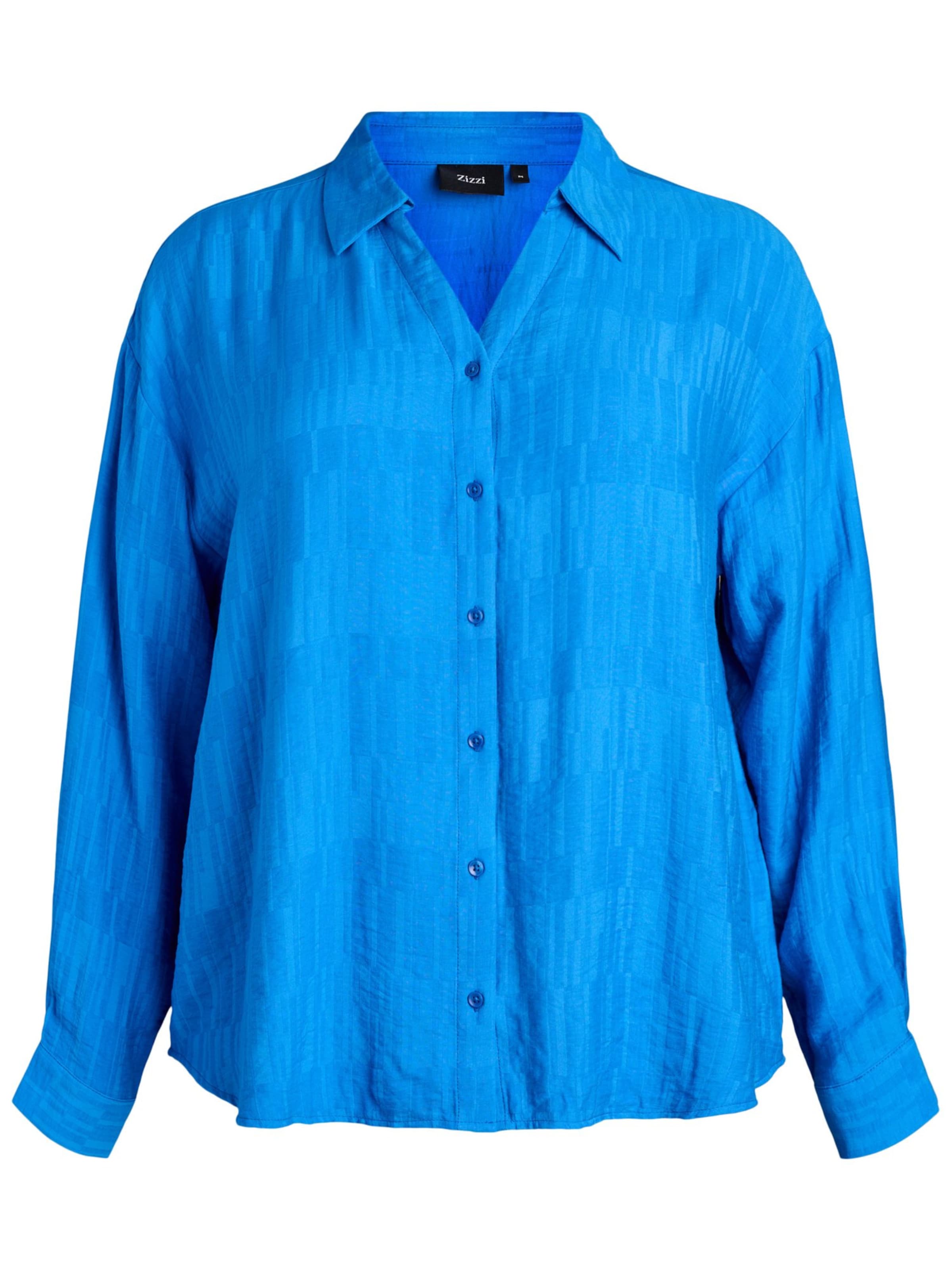 Zizzi Блузка 'Camonica' в Синий: спереди