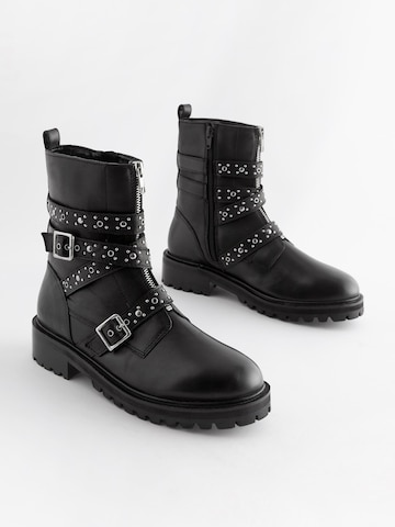 Next Boots in Schwarz