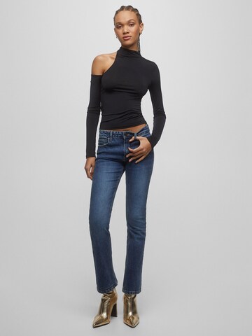 Pull&Bear Koszulka w kolorze czarny