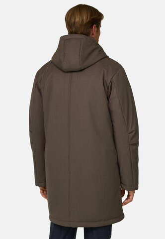 Parka di mezza stagione di Boggi Milano in marrone: dietro