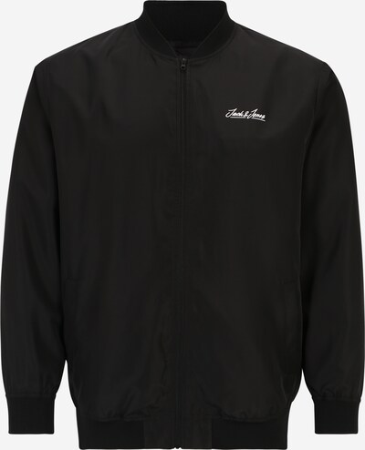 Jack & Jones Plus Between-season jacket 'OLIVER' in Black / White, Item view