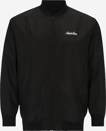 Jack & Jones Plus Between-Season Jacket 'OLIVER' in Black: front