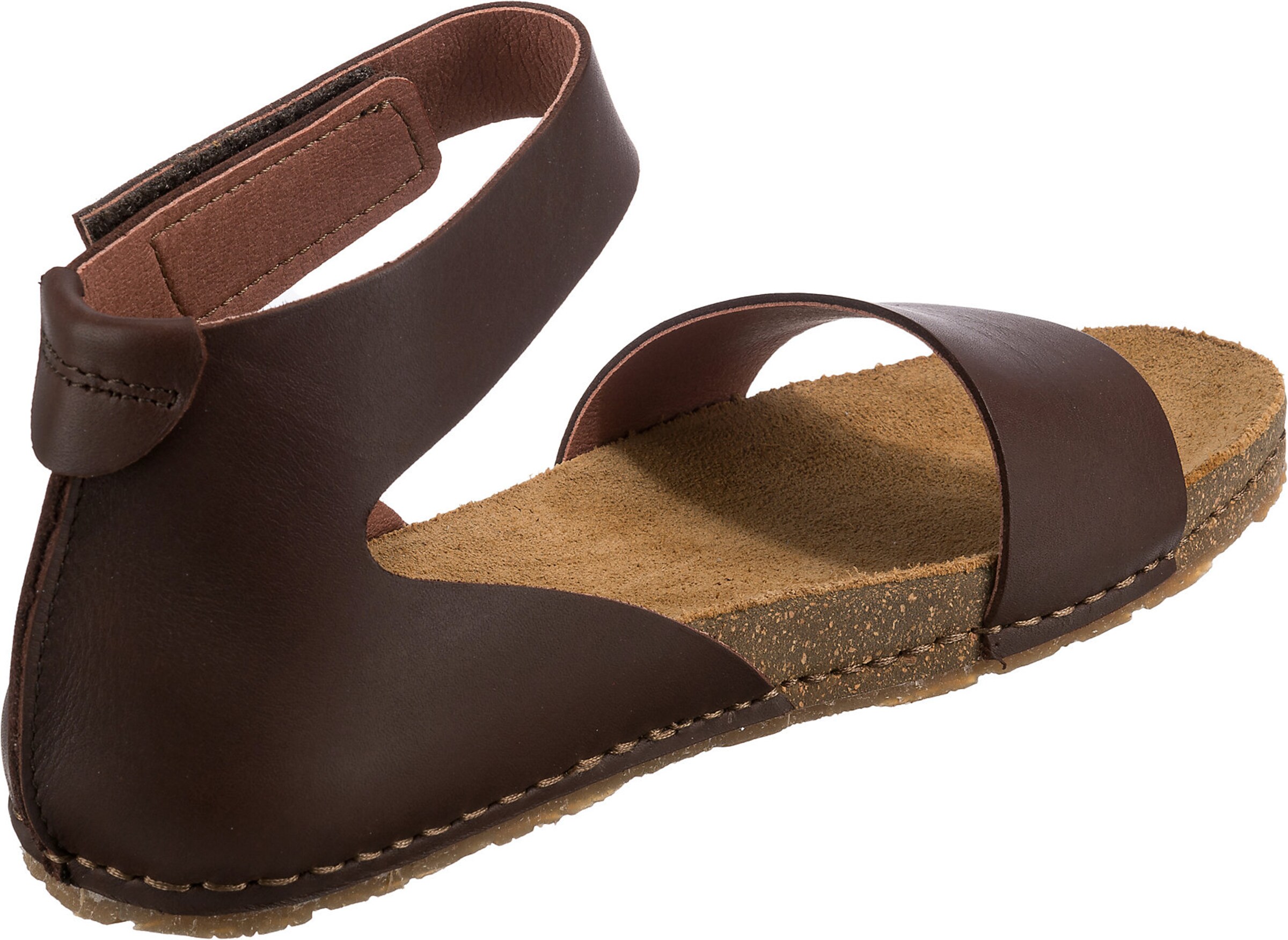 ART - Sandálias com tiras 'Creta' em castanho