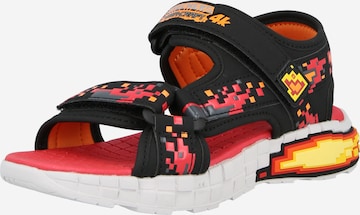 juoda SKECHERS Atviri batai 'MEGA SPLASH': priekis