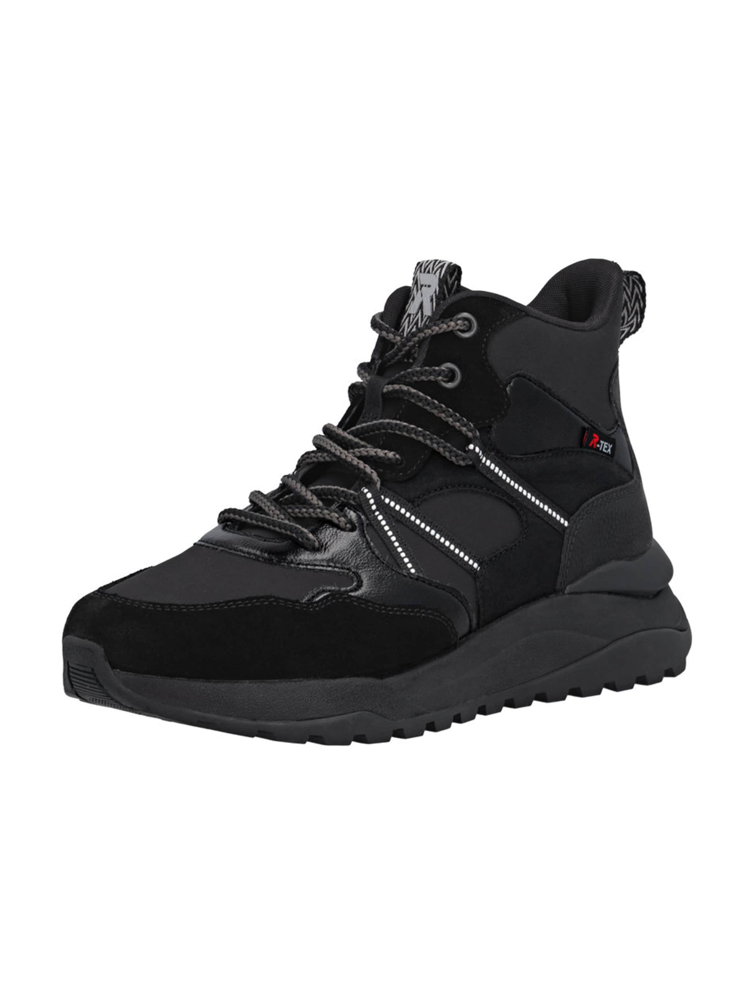 Rieker Sport Ботинки на шнуровке в Черный: спереди