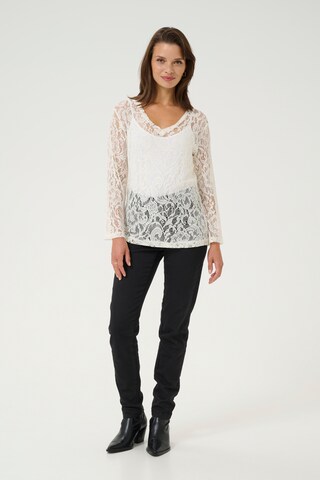 Kaffe Blouse 'Lace' in Wit
