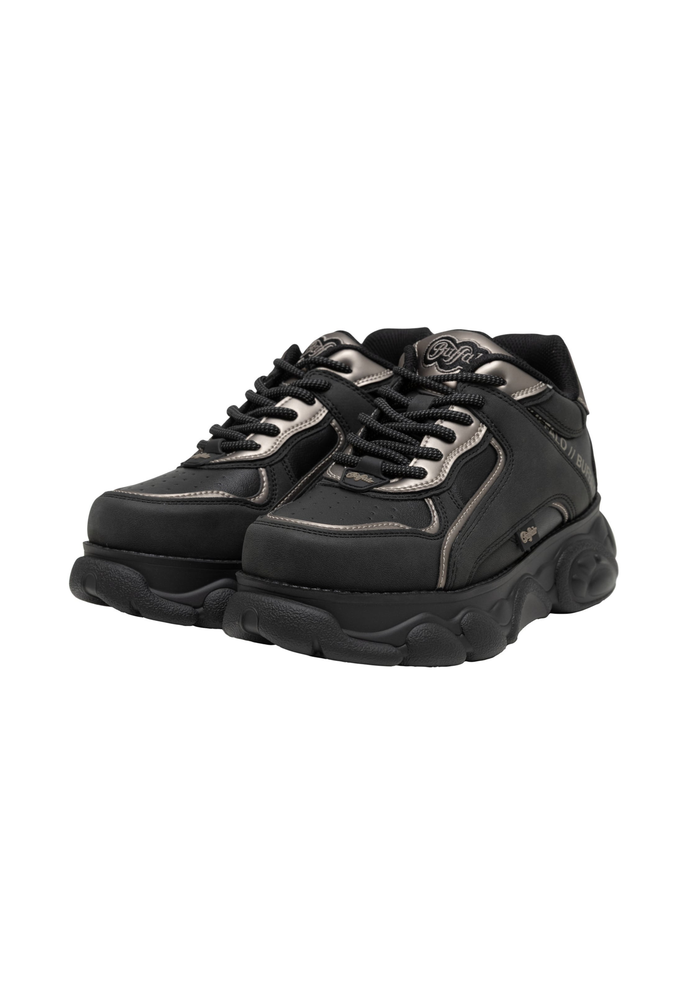 BUFFALO Sneakers laag 'Echo' in Zwart