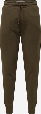 Lyle & Scott Tapered Broek in Groen: voorkant