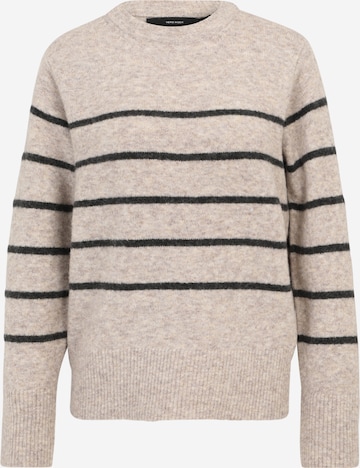 Pull-over 'VMFlawless' VERO MODA en beige : devant