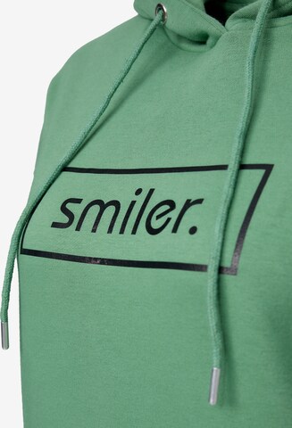 smiler. Kapuzensweatshirt 'Sunny' in Grün