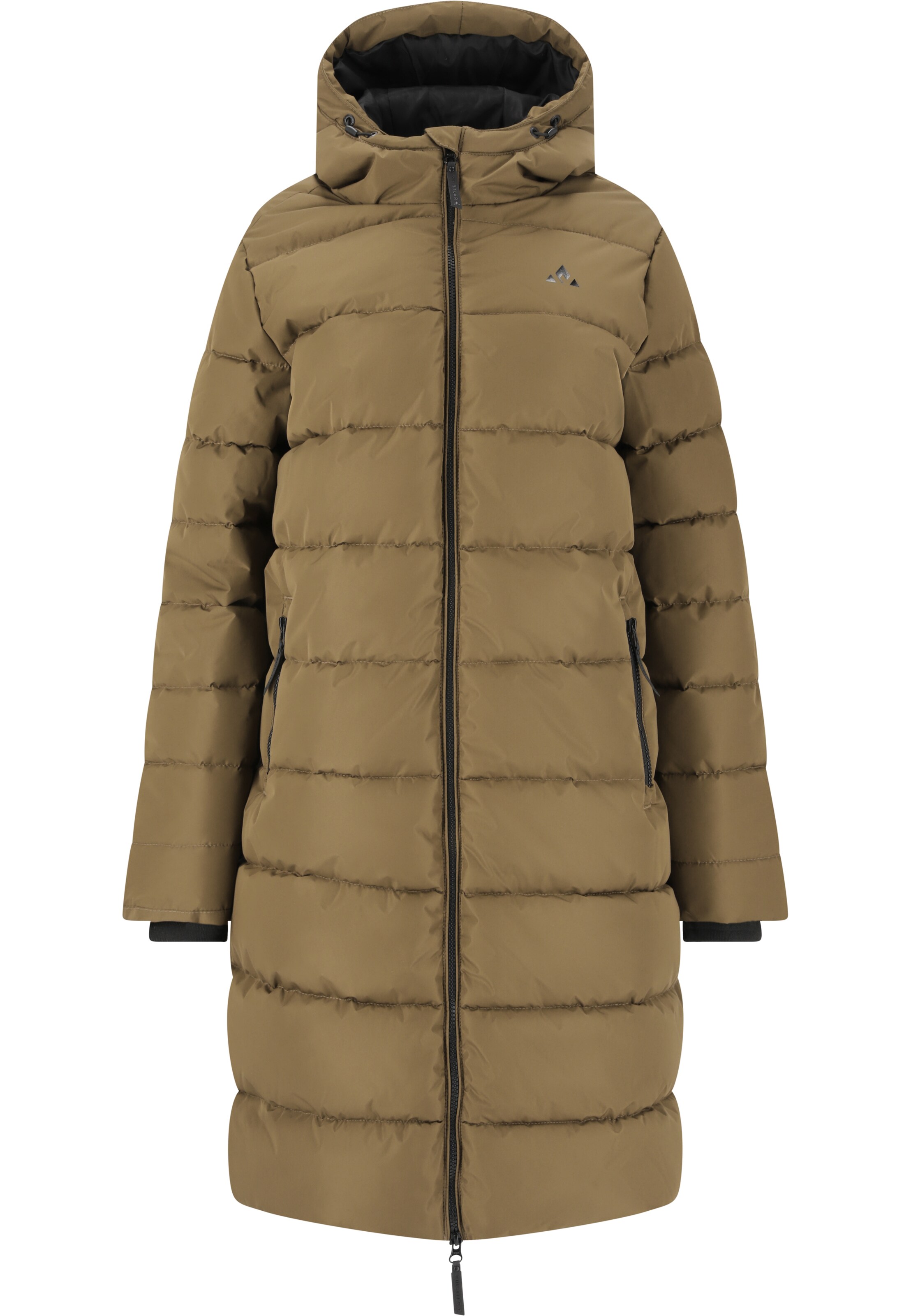 Whistler Winter Coat 'Amaret' in Brown: front