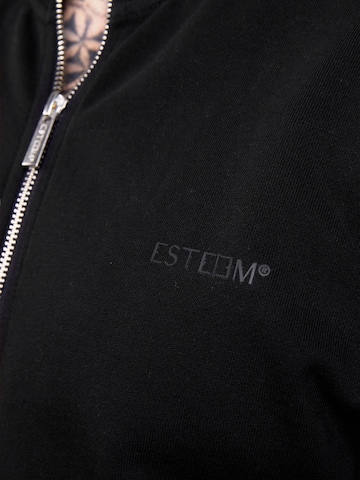 ESTEEM Sweat jacket 'Essential' in Black