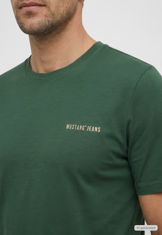 MUSTANG Shirt 'Austin ' in Grün