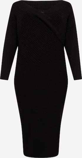 River Island Plus Knitted dress in Black, Item view