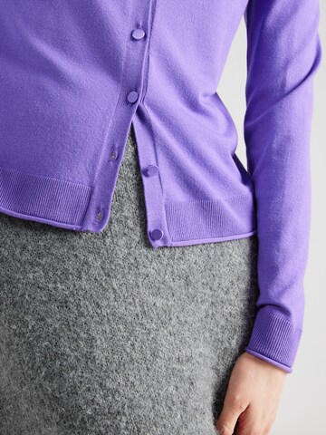 Sisley Knit Cardigan in Purple