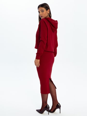 Nudyess - Sudadera 'Brooklyn' en rojo