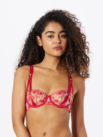 Hunkemöller Melltartó 'Indulgence' - piros: elől