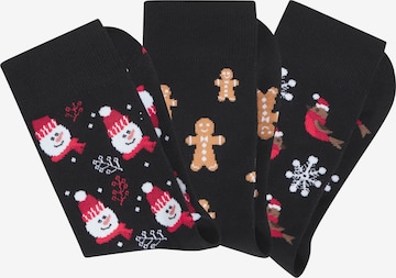 H.I.S Socks in Black: front