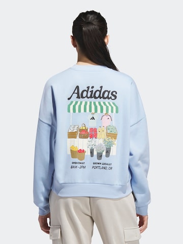 ADIDAS SPORTSWEAR Spordidressipluusid 'FARMMKT', värv sinine: eest vaates