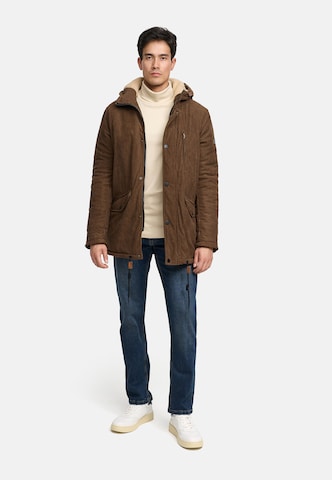 Veste d’hiver 'Ledley' INDICODE JEANS en marron
