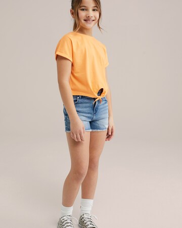 WE Fashion Shirt in Orange