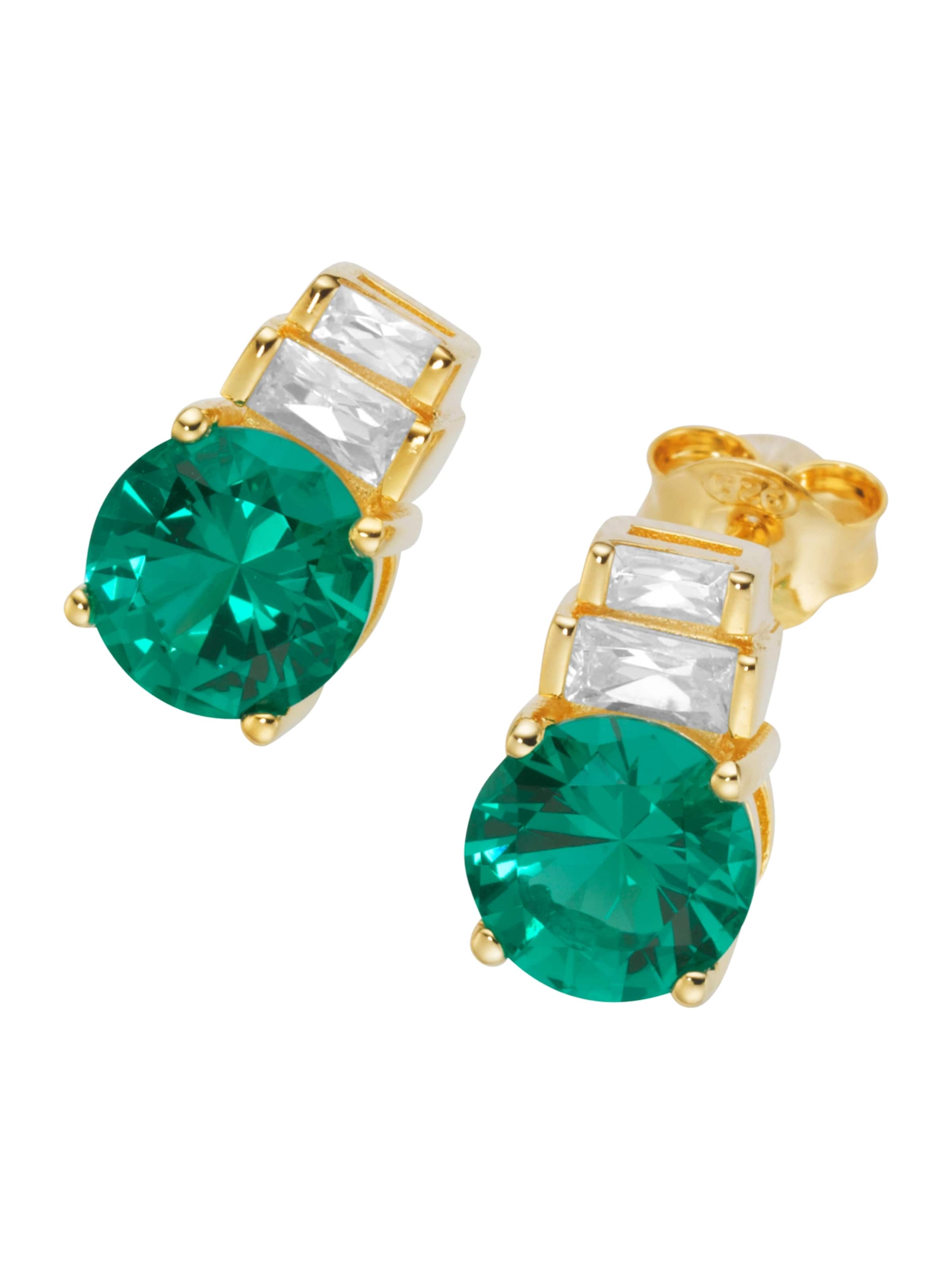 Giorgio Martello Milano Oorbellen in Groen: voorkant