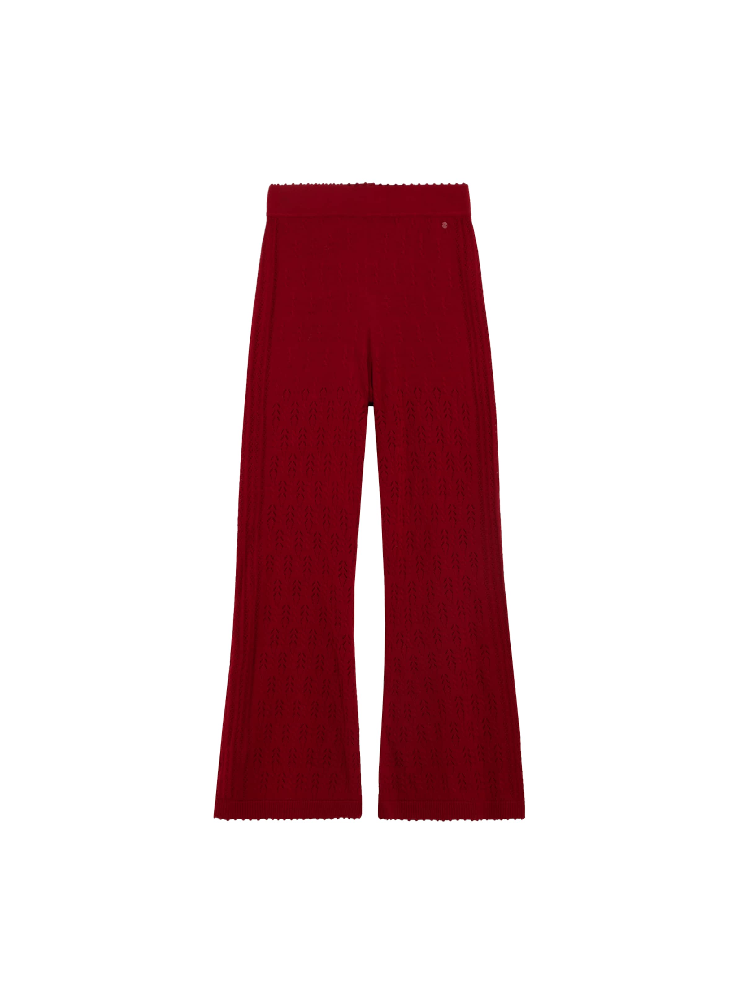 Scalpers Разкроени Панталон ' ' в червено: отпред