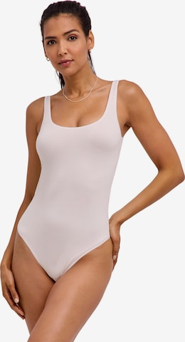 FALKE Body 'Timeless Cotton Tank String' in Weiß: Vorderseite