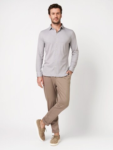 DESOTO Slim fit Button Up Shirt in Beige