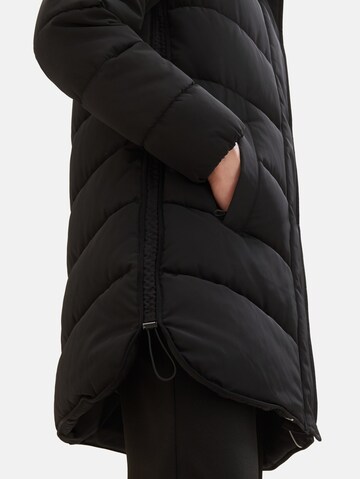 TOM TAILOR Winter Coat in Black