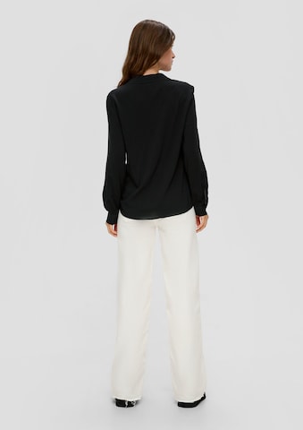 QS Blouse in Zwart