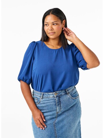 Zizzi Blouse 'Casidsel' in Blue