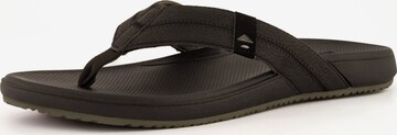 REEF T-Bar Sandals 'Cushion Phantom 2.0' in Black: front