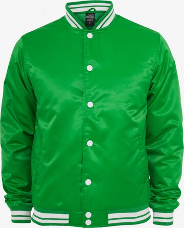 Urban ClassicsPrijelazna jakna - zelena boja: prednji dio