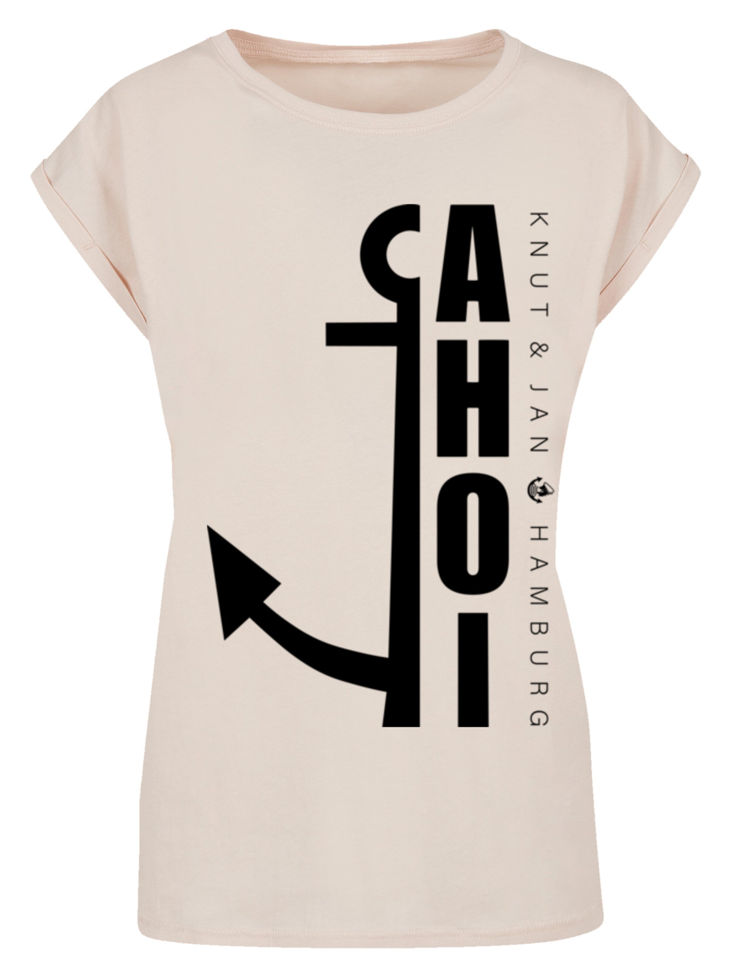 F4NT4STIC Shirt in Beige: voorkant