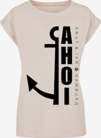 F4NT4STIC Shirt in Beige: voorkant