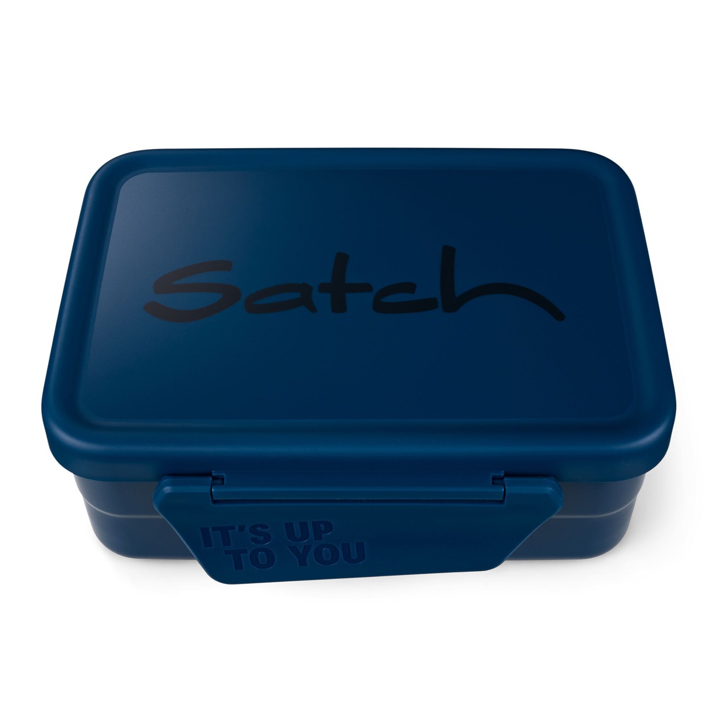Satch Brotdose in Blau: Vorderseite
