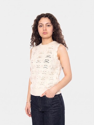 LEVI'S ® Sticktop 'Hope Crochet Tank White'‌‌ in Weiß: Vorderseite