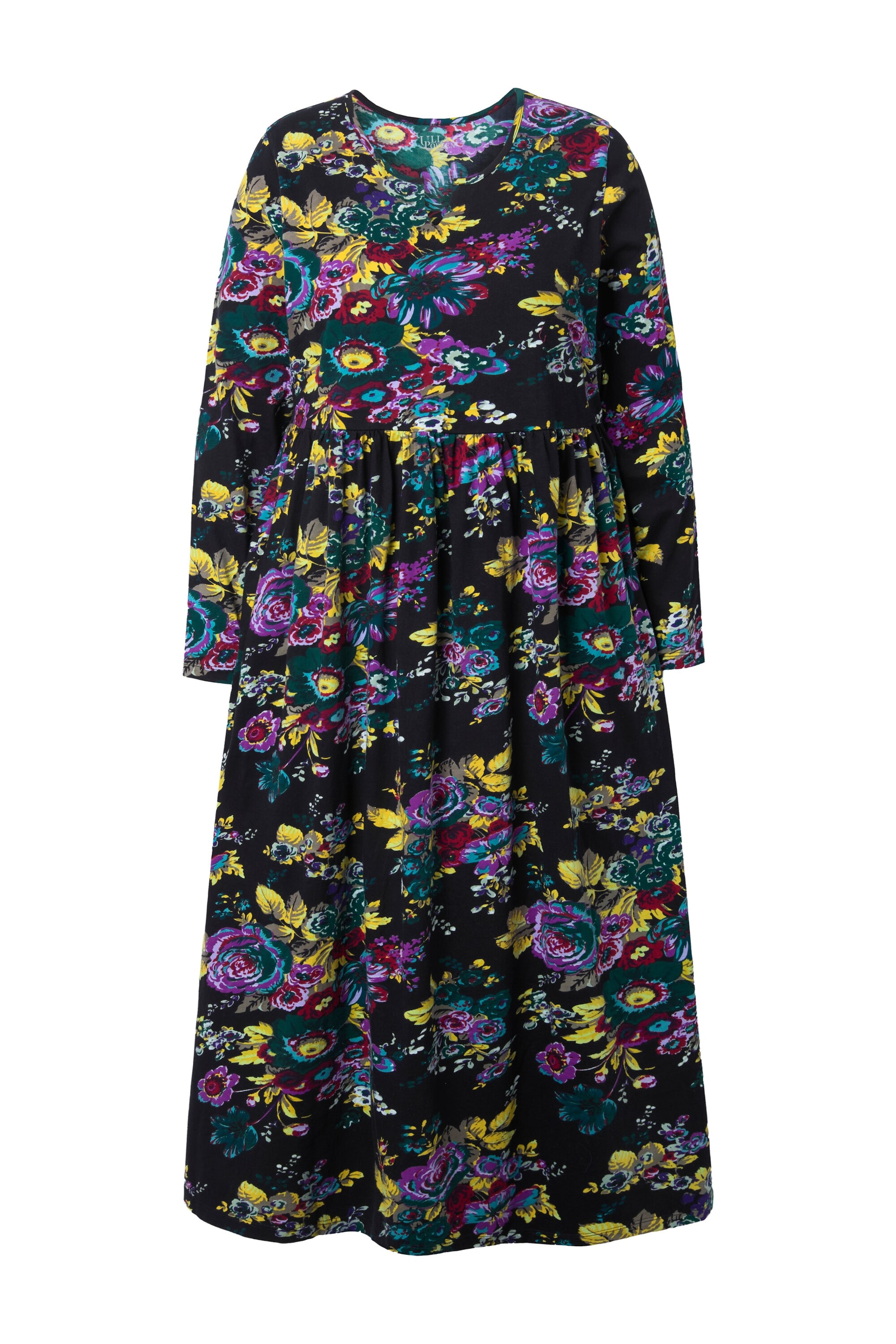 Ulla Popken Jurk in Geel: voorkant